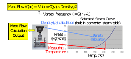 Saturated Steam Measurement Mechanism